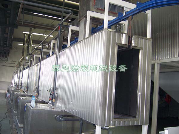 噴淋前處理實景