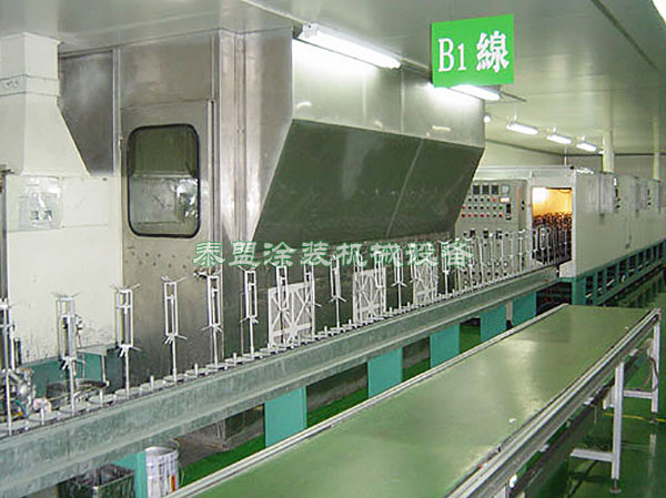 自動噴涂生產線上件段